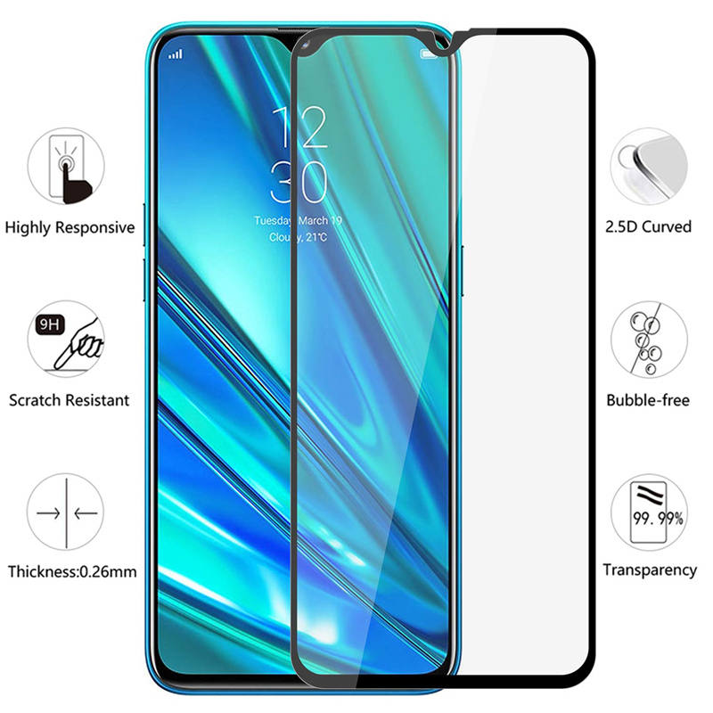 BAKEEY-9H-Anti-explosion-Full-Coverage-Full-Gule-Tempered-Glass-Screen-Protector-for-Realme-5-Pro-1623202-2